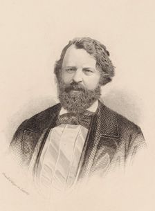 Portrait of the violinist and composer Joseph Joachim (1831-1907). Creator: Weger, August (1823-1892)