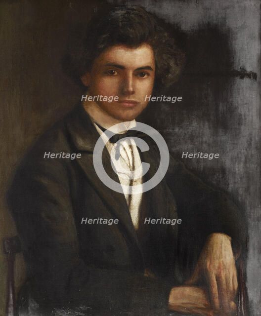 Portrait of the violinist and composer Jan Kubelik (1880-1940), c1900. Creator: Anonymous.