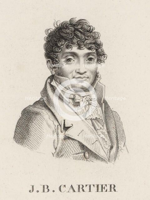 Portrait of the violinist and composer Jean-Baptiste Cartier (1765-1841), 1810. Creator: Debret, Jean-Baptiste (1768-1848).