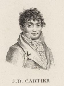 Portrait of the violinist and composer Jean-Baptiste Cartier (1765-1841), 1810. Creator: Debret, Jean-Baptiste (1768-1848)