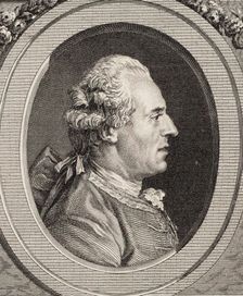 Portrait of the violinist and composer Jean Joseph Cassanéa de Mondonville (1711-1772). Creator: Delatre, Jean-Marie (1746-1840)
