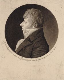 Portrait of the violinist and composer Jean Nicolas Auguste Kreutzer (1778-1832), 1808. Creator: Quenedey, Edmé (1756-1830)