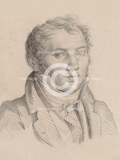 Portrait of the violinist and composer Louis-Luc Loiseau de Persuis (1769-1819) , 1811. Creator: Guérin, Pierre Narcisse, Baron (1774-1833).