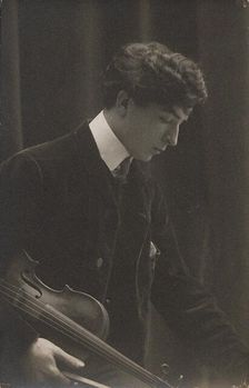 Portrait of the violinist and composer Paul Kochanski (1887-1934), 1907. Creator: Anonymous