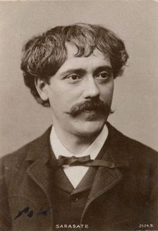 Portrait of the violinist and composer Pablo de Sarasate (1844-1908). Creator: Anonymous