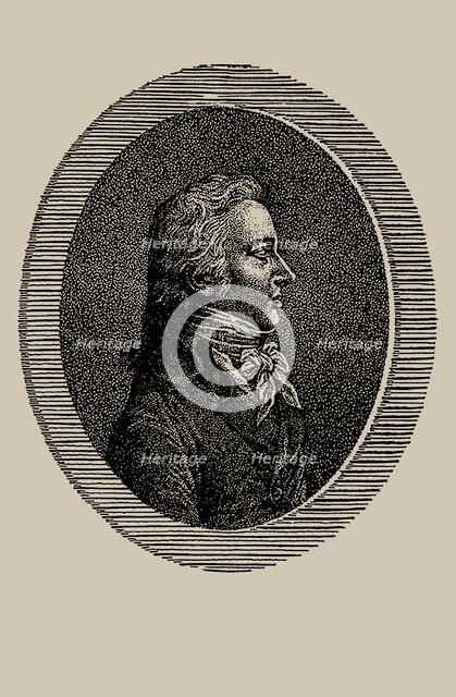 Portrait of the violinist and composer Peter Hänsel (1771-1831). Creator: Pfeiffer, Carl Hermann (1769-1829).