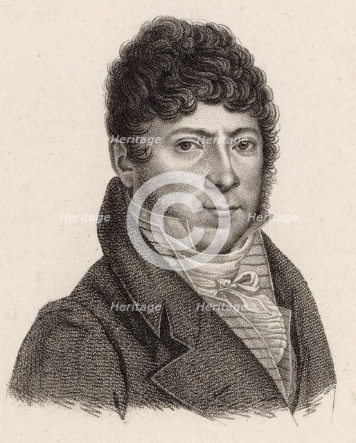 Portrait of the violinist and composer Philippe Libon (1775-1838) , 1810. Creator: Lambert, Jean Baptiste Ponce (active 1785-1820).