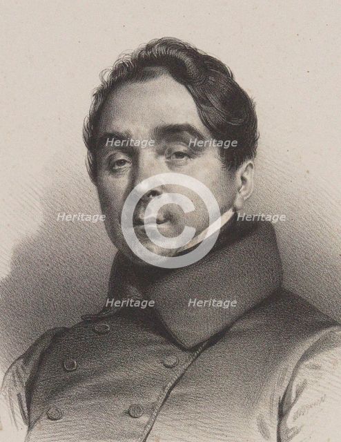 Portrait of the violinist and composer Philippe Musard (1792-1859). Creator: Anonymous.