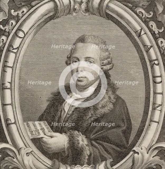 Portrait of the violinist and composer Pietro Nardini (1722-1793) , 1782. Creator: Anonymous.