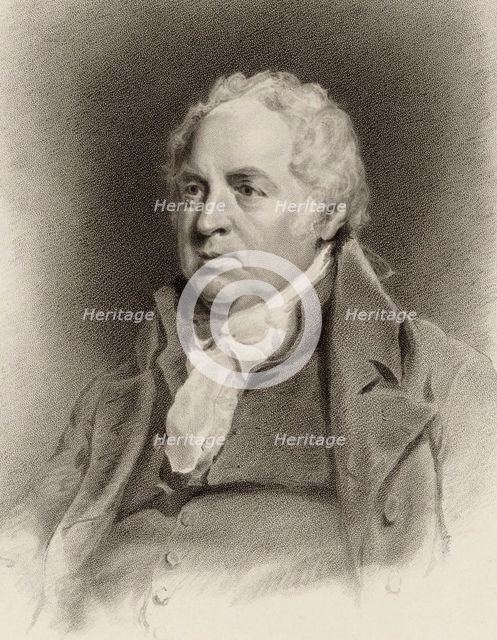 Portrait of the violinist and composer William Shield (1748-1829) , 1822. Creator: Jackson, John (1778-1831).