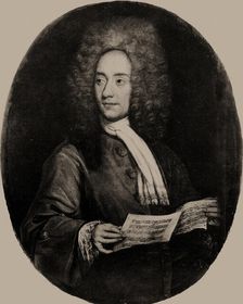 Portrait of the violinist and composer Tomaso Albinoni (1671-1751). Creator: Anonymous