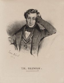 Portrait of the violinist and composer Theodor Haumann (1808-1878), 1834