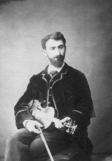 Portrait of the violinist and composer Tivadar Nachéz (1859-1930). Creator: Photo studio Ferdinand Braune, Hamburg