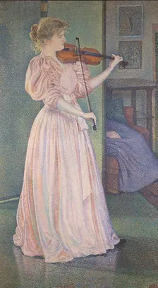 Portrait of the violinist Irma Sèthe, 1894