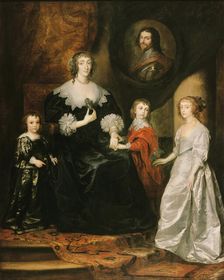 Portrait of the widow of the Duke of Buckingham and her children, 1633. Creator: Dyck, Sir Anthony van (1599-1641)