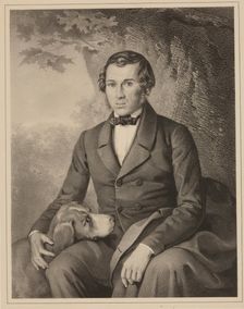 Portrait of the writer Yevhen Pavlovych Hrebinka (1812-1848), 1859