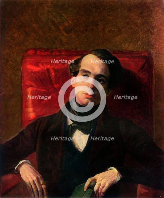 'Portrait of the Writer Alexandr Nikolayevich Strugovshchikov', 1840, (1965).  Creator: Karl Briullov.