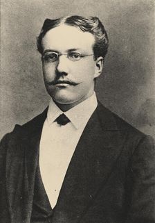 Portrait of the writer and composer Karl August Hermann (1851-1909). Creator: Anonymous