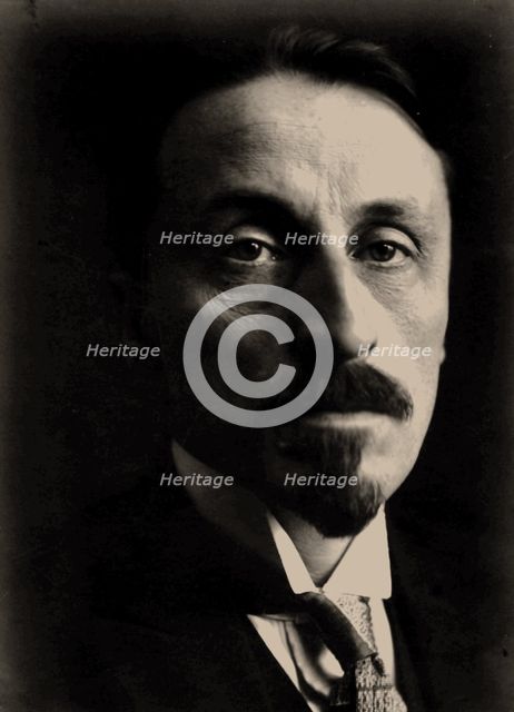 Portrait of the writer and dramatist Boris Konstantinovich Zaytsev (1881-1972), 1920s.