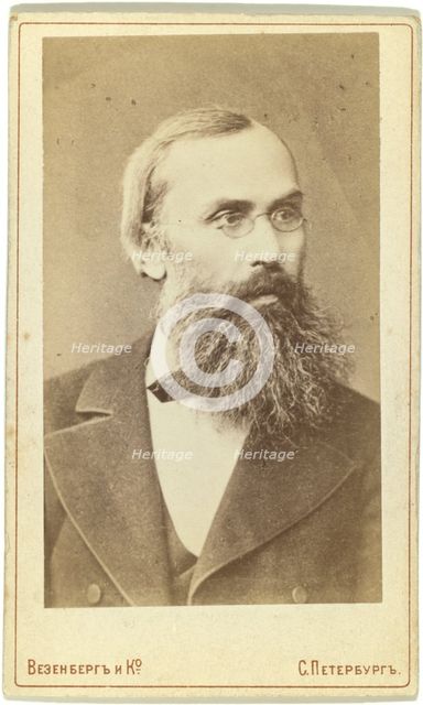 Portrait of the Writer and Ethnograph Sergey Maximov (1831-1901).