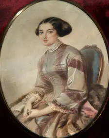 Portrait of the writer Avdotya Panayeva (1819-1893). Creator: Anonymous