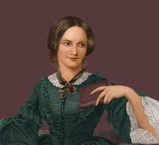 Portrait of the writer Charlotte Brontë (1816-1855), 1840s. Creator: Anonymous