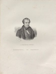 Portrait of the writer James Fenimore Cooper (1789-1851), c. 1840. Creator: Maurin, Antoine (1793-1860)