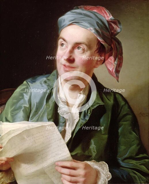 Portrait of the writer Jean-François Marmontel (1723-1799), 1767.