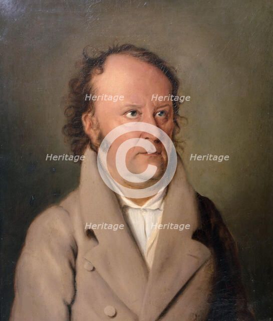 Portrait of the writer Jean Paul (1763-1825), 1810. Creator: Meier, Friedrich (1785-1815).
