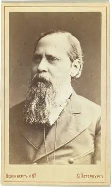 Portrait of the writer Mikhail Saltykov-Shchedrin (1826-1889)