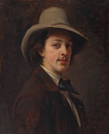 Portrait of the writer Paul Heyse (1830-1914), 1849