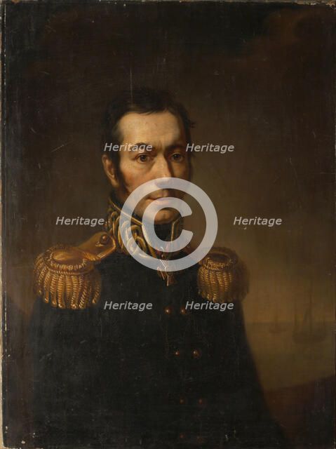 Portrait of the writer Platon Yakovlevich Gamaleya (1766-1817), 1821. Artist: Zalessky, Jacob (1799-1891)