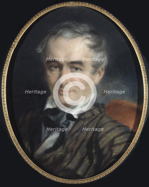 Portrait of the writer Prosper Mérimée (1803-1870), 1852. Creator: Rochard, Simon-Jacques (1788-1872).