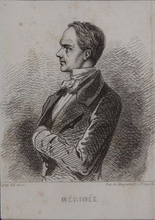 Portrait of the writer Prosper Mérimée (1803-1870), 1857