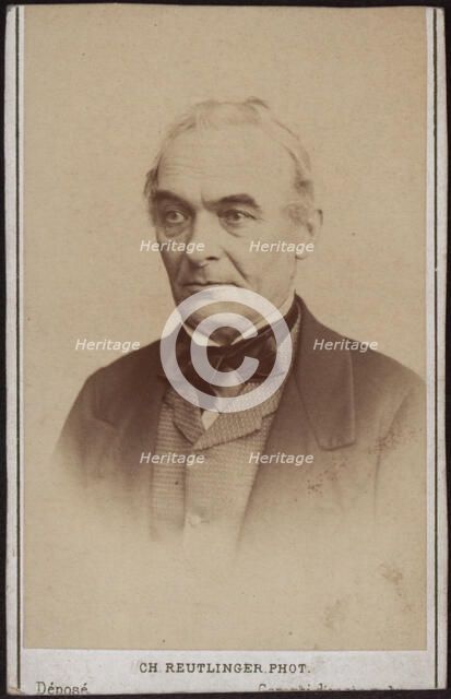 Portrait of the writer Prosper Mérimée (1803-1870). Creator: Photo studio Reutlinger, Paris  .