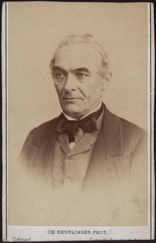 Portrait of the writer Prosper Mérimée (1803-1870). Creator: Photo studio Reutlinger, Paris