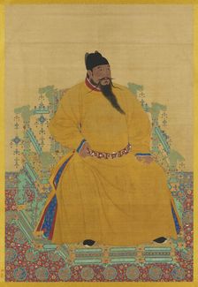 Portrait of the Yongle Emperor (1360-1424). Creator: Chinese Master