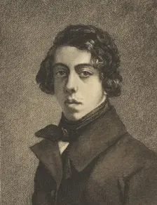 Portrait of Théodore Chassériau, 1893. Creator: Felix Bracquemond
