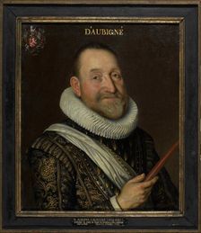 Portrait of Théodore Agrippa, chevalier d'Aubigné (1552-1630), First third of 17th cen.. Creator: Anonymous
