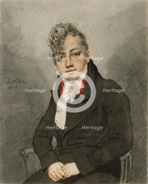 Portrait of Theodore Edward Hook (1788-1841), 1806. Creator: De Wilde, Samuel (1785-1841).