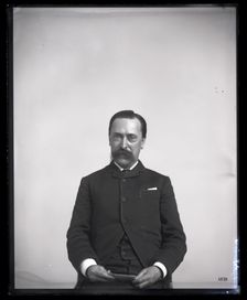 Portrait of Theodore Nicholas Gill (1837-1914), 1880s. Creator: United States National Museum Photographic Laboratory
