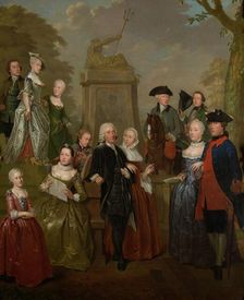 Portrait of Theodorus Bisdom van Vliet and his Family, 1757. Creator: Jan Stolker