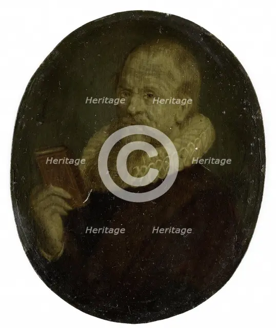 Portrait of Theodorus Schrevelius, Rector of the Latin School in Leiden, 1700-1732. Creator: Arnoud van Halen.