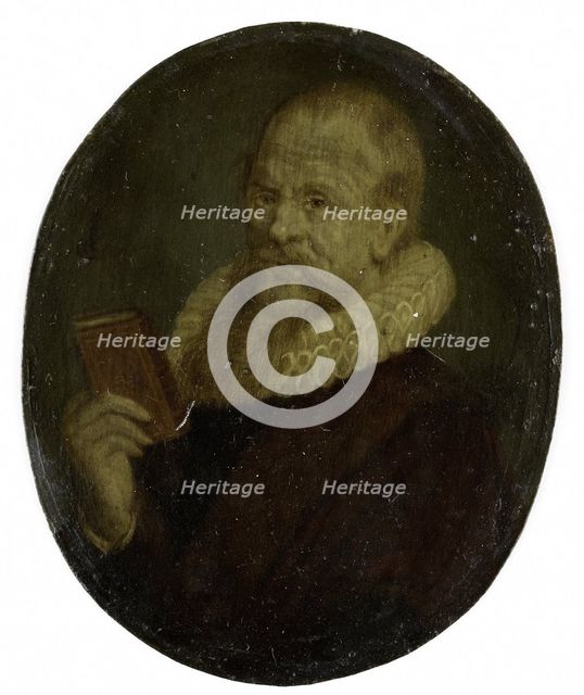 Portrait of Theodorus Schrevelius, Rector of the Latin School in Leiden, 1700-1732. Creator: Arnoud van Halen.
