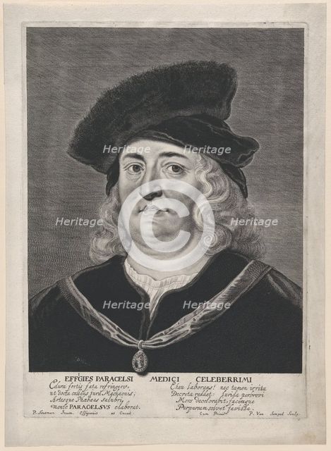 Portrait of Theophrastus Paracelsus, 1615-43. Creator: Pieter Soutman.