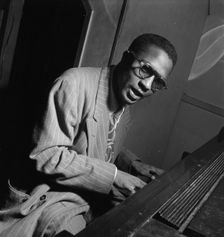 Portrait of Thelonious Monk, Minton's Playhouse, New York, N.Y., ca. Sept. 1947. Creator: William Paul Gottlieb