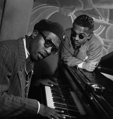 Portrait of Thelonious Monk and Howard McGhee, Minton's Playhouse, New York, N.Y., ca. Sept. 1947. Creator: William Paul Gottlieb