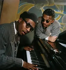 Portrait of Thelonious Monk and Howard McGhee, Minton's Playhouse, New York, N.Y., ca. Sept. 1947. Creator: William Paul Gottlieb