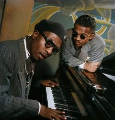 Portrait of Thelonious Monk and Howard McGhee, Minton's Playhouse, New York, N.Y., ca. Sept. 1947. Creator: William Paul Gottlieb