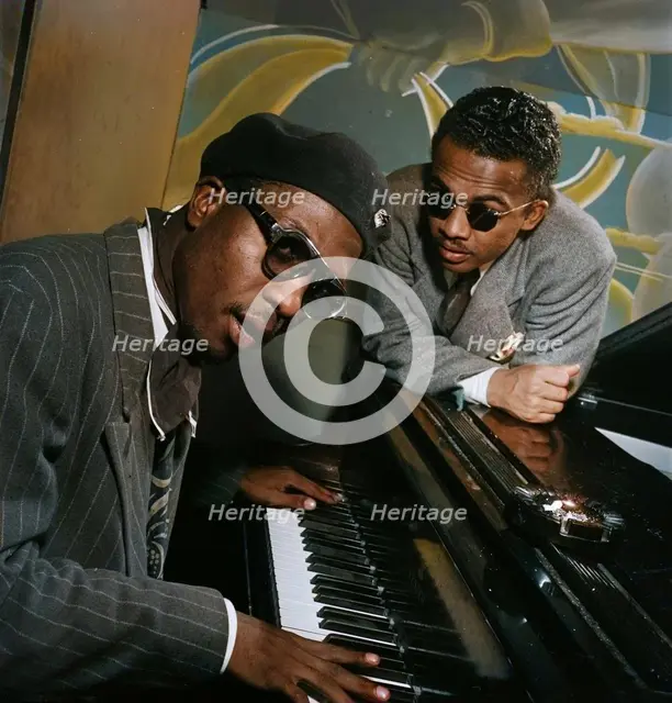 Portrait of Thelonious Monk and Howard McGhee, Minton's Playhouse, New York, N.Y., ca. Sept. 1947. Creator: William Paul Gottlieb.